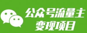 公众号流量主变现项目：每天2小时，普通人每月多挣三五千-网创小站