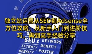 独立站运营从SEO到Adsense全方位攻略，从新手入门到进阶技巧，再到高手经验分享-网创小站