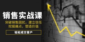 销售实战课，突破销售困扰，建立信任，挖掘痛点，塑造价值，轻松成交客户-网创小站