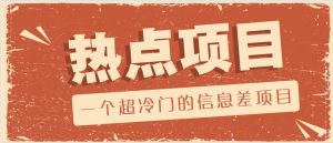 一个超冷门的信息差项目，出售各种协议模板，一个月收益竟高达20000+-网创小站