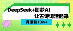用DeepSeek做AI 古诗词视频，涨粉 10W+(保姆级教程)-网创小站