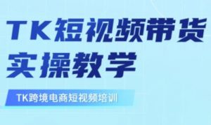 东南亚TikTok短视频带货，TK短视频带货实操教学-网创小站