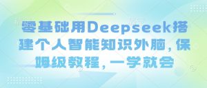 零基础用Deepseek搭建个人智能知识外脑，保姆级教程，一学就会-网创小站