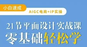 AIGC电商必备实操21节平面设计实战课，教你玩转AI-网创小站