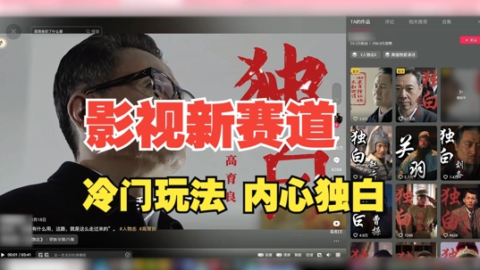 最新影视解说玩法，人物独白，30天涨粉24万+，全流程拆解【揭秘】-网创小站