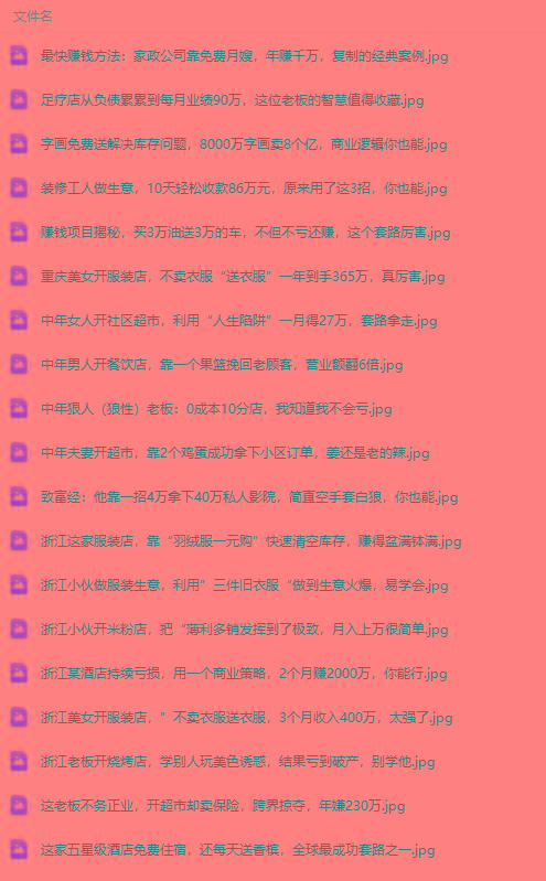 图片[1]-(9607期)真实有效391套商业模式，年入几十到几百万案例解析(电子书+视频+图文)-网创小站