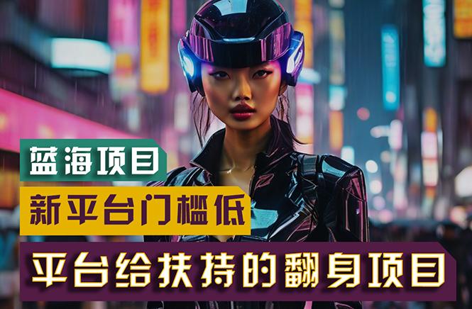【蓝海项目】新平台无脑搬运，翻身项目 门槛低 小白也能轻松上手 日入500+-网创小站