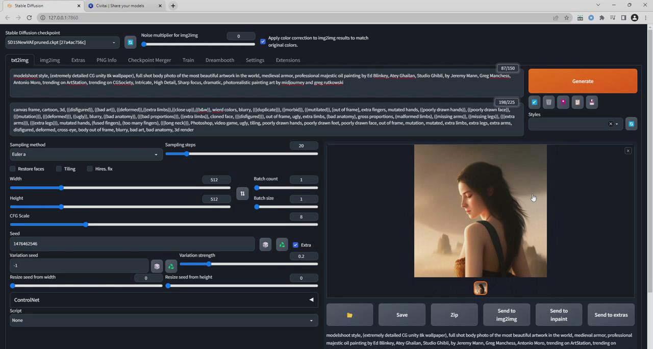 图片[2]-Stable Diffusion 大师班: 利用AI创建艺术图像及视频-31视频课-中英字幕-网创小站