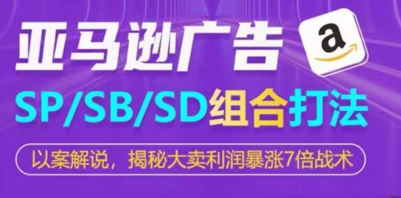 亚马逊SP/SB/SD广告组合打法，揭秘大卖利润暴涨7倍战术-网创小站