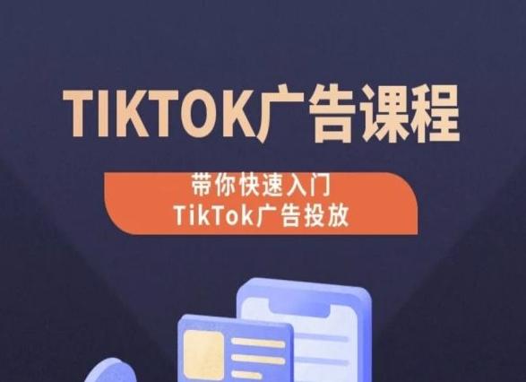 TikTok广告投放课程，从0-1实操课，带你快速入门TikTok广告投放-网创小站