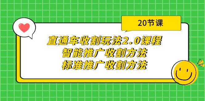 (9692期)直通车收割玩法2.0课程：智能推广收割方法+标准推广收割方法(20节课)-网创小站