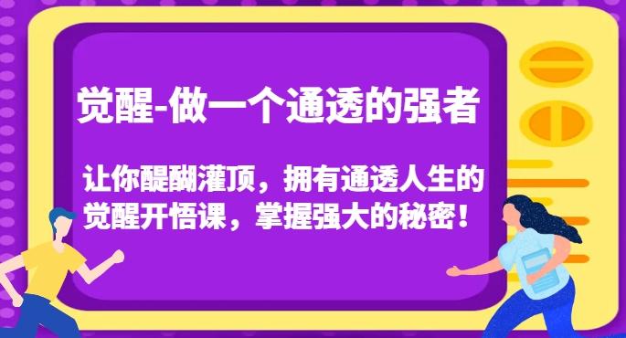觉醒-做一个通透的强者，让你醍醐灌顶，拥有通透人生的觉醒开悟课，掌握强大的秘密！-网创小站