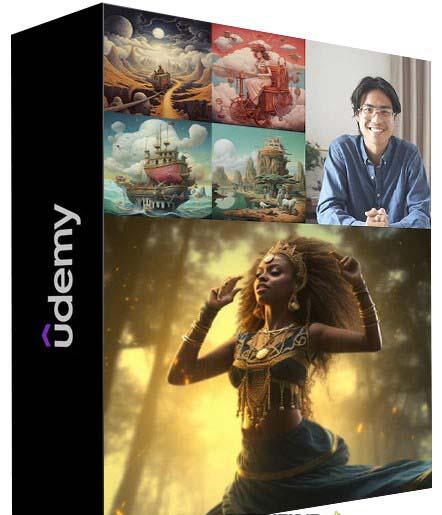 MidjourneyAI绘画艺术生成的大师级写作提示指南教程-8节视频课-中英字幕-网创小站