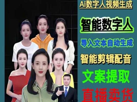 伍老师Ai数字人快速剪辑制作以及变现视频课-网创小站