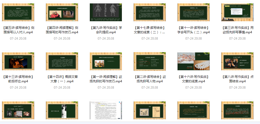 阅读理解及写作技法-网创小站