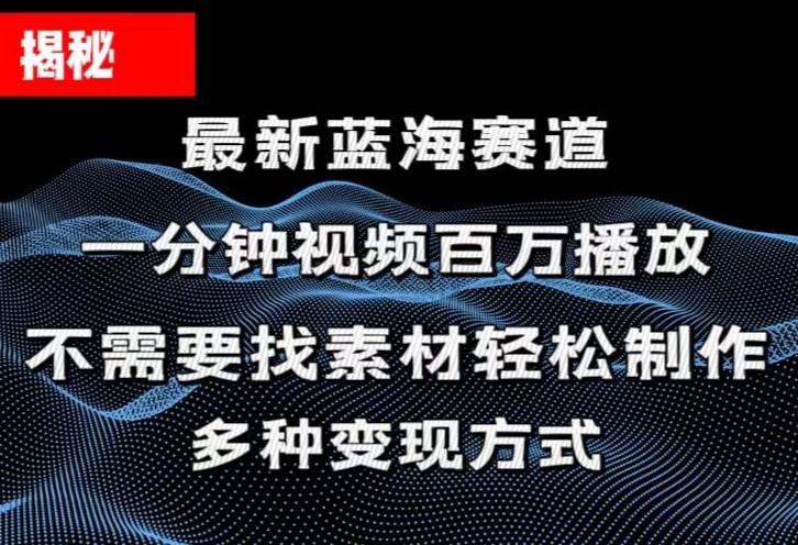 揭秘！一分钟教你做百万播放量视频，条条爆款，各大平台自然流，轻松月…-网创小站