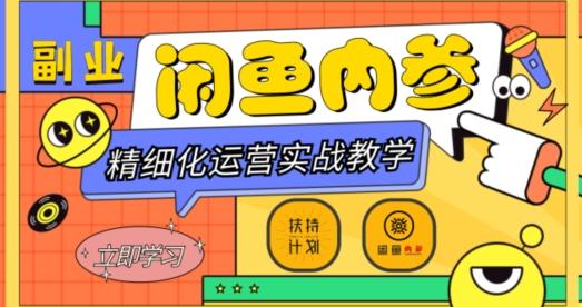 闲鱼精细化运营入门+高阶实战教学，从底层逻辑到轻松变现，多维度玩转闲鱼副业-网创小站