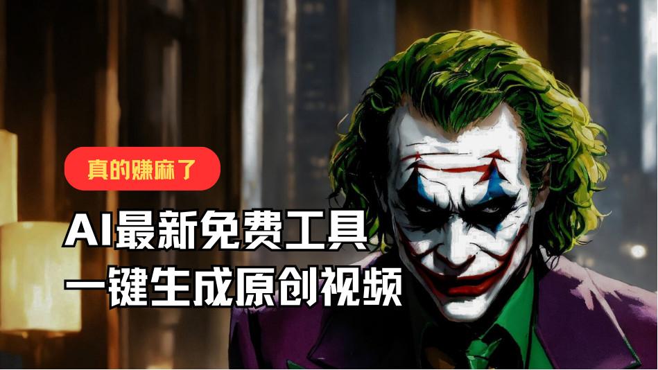 最新免费AI工具，一键生成原创视频，佛系搬运，轻松月入10000+！-网创小站