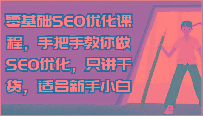 零基础SEO优化课程，手把手教你做SEO优化，只讲干货，适合新手小白-网创小站