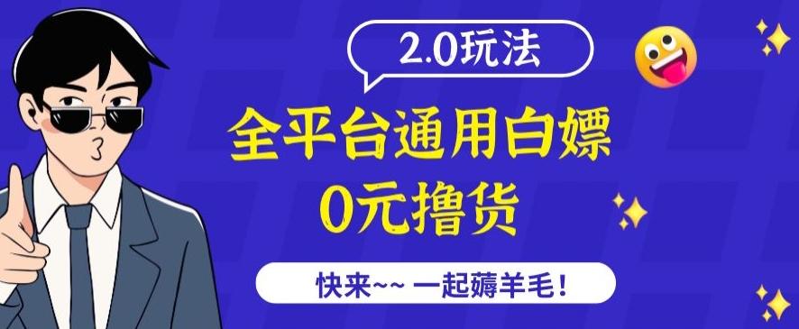外面收费2980的全平台通用白嫖撸货项目2.0玩法【仅揭秘】-网创小站