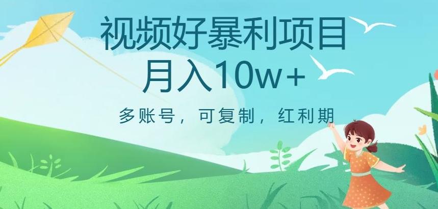 视频号暴利项目，多账号，可复制，红利期，月入10w+【揭秘】-网创小站