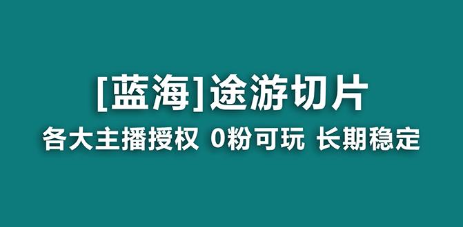 抖音途游切片，龙年第一个蓝海项目，提供授权和素材，长期稳定，月入过万-网创小站