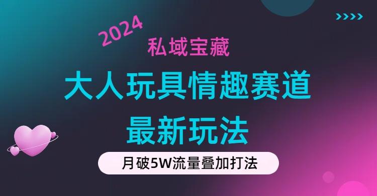 私域宝藏：大人玩具情趣赛道合规新玩法，零投入，私域超高流量成单率高-网创小站