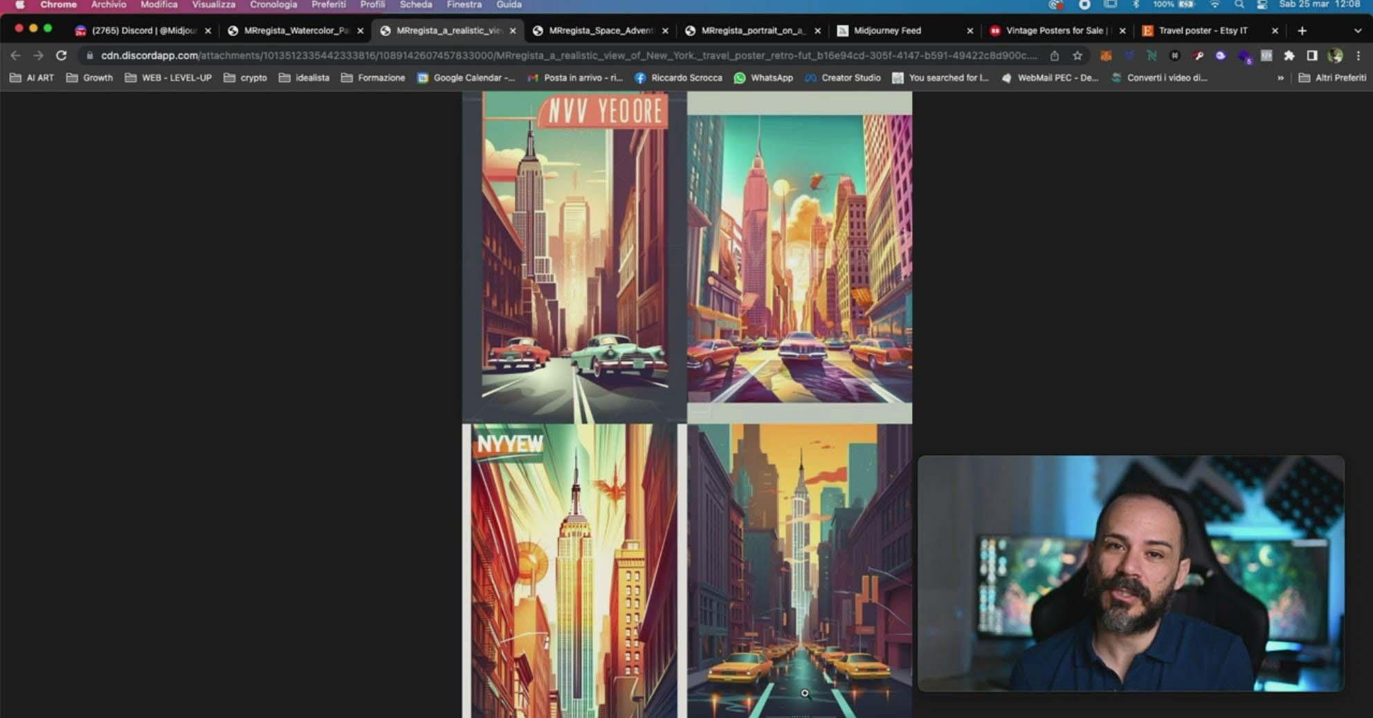 图片[10]-Midjourney AI人工智能创建和销售令人惊叹的海报教程-10节课-中英字幕-网创小站