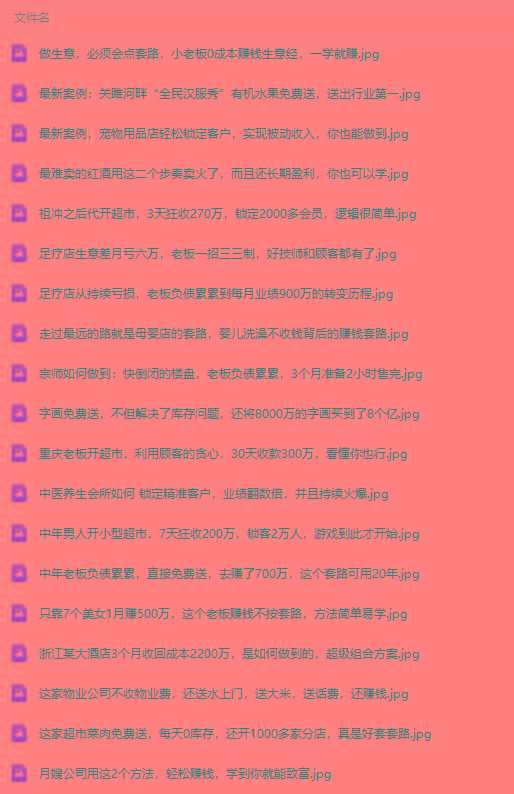 图片[3]-(9607期)真实有效391套商业模式，年入几十到几百万案例解析(电子书+视频+图文)-网创小站