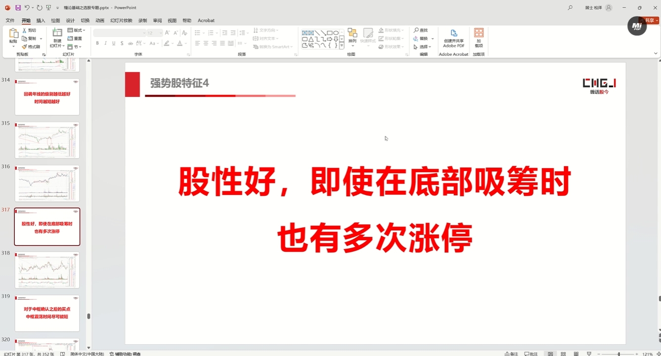 缠话股今·缠论基础之选股专题-网创小站