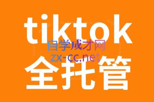 TikTok跨境电商全托管运营模式精品课-网创小站