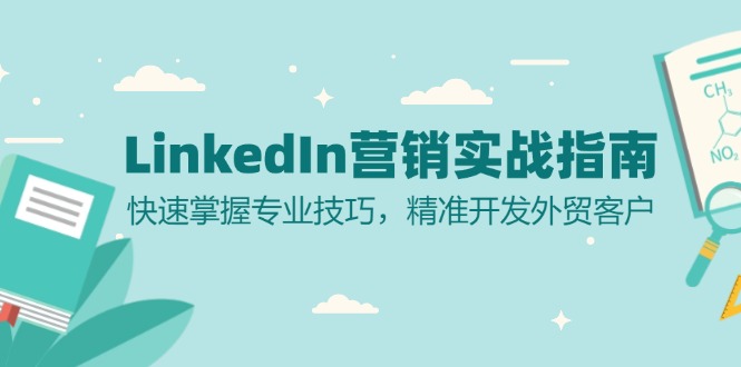 LinkedIn 营销实战指南：快速掌握专业技巧，精准开发外贸客户-网创小站