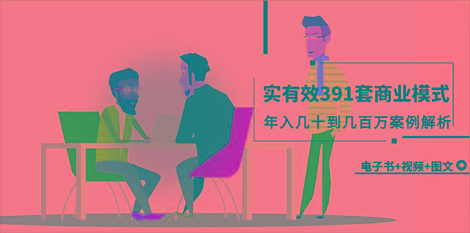 (9607期)真实有效391套商业模式，年入几十到几百万案例解析(电子书+视频+图文)-网创小站