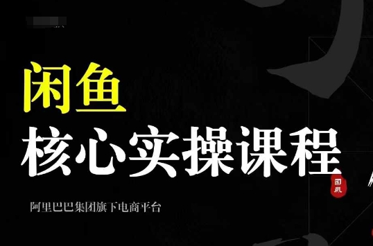 2024闲鱼核心实操课程，从养号、选品、发布、销售，教你做一个出单的闲鱼号-网创小站