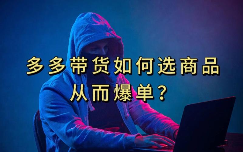 多多视频带货选什么商品链接才能爆单，10分钟教会你，爆单不是浮云【揭秘】-网创小站