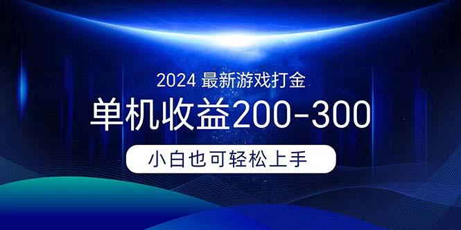 2024最新游戏打金单机收益200-300-网创小站
