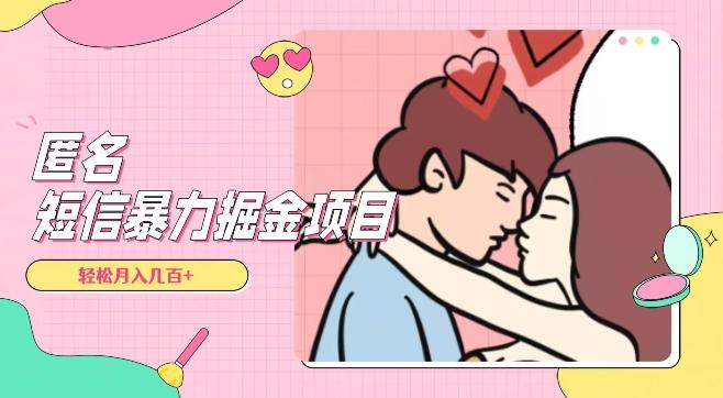 全网首发，揭秘超冷门匿名短信项目，通过信息差日入几百+【揭秘】-网创小站