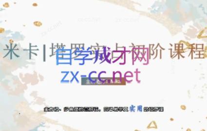 米卡·实占塔罗初阶课-网创小站
