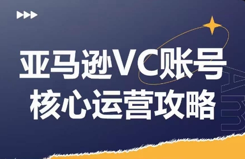 亚马逊VC账号核心玩法解析，实战经验拆解产品模块运营技巧，提升店铺GMV，有效提升运营利润-网创小站