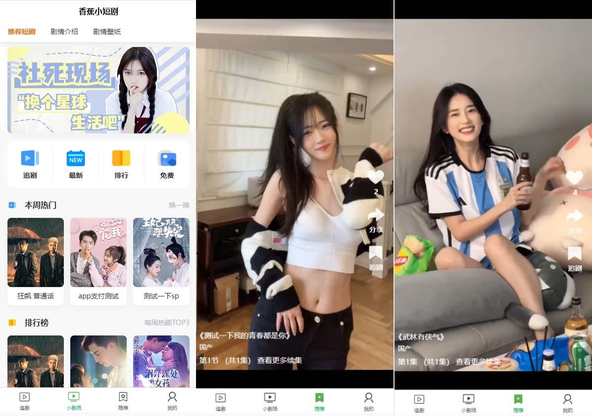 (8542期)小剧场短剧影视系统源码 全开源 带支付收益+会员机制+代理推广等模式【…-网创小站